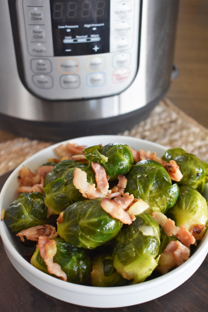 Instant Pot Brussel Sprouts with Bacon