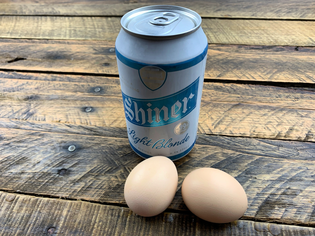 beer and eggs