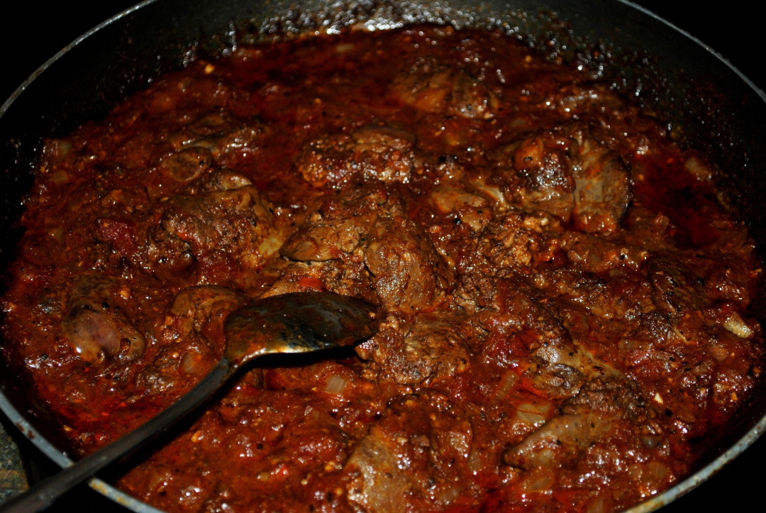 Chicken Livers Peri Peri