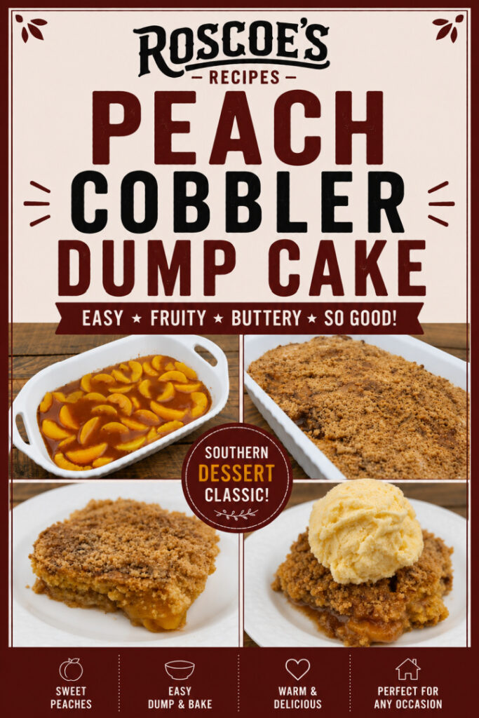peach cobbler dump cake recipe