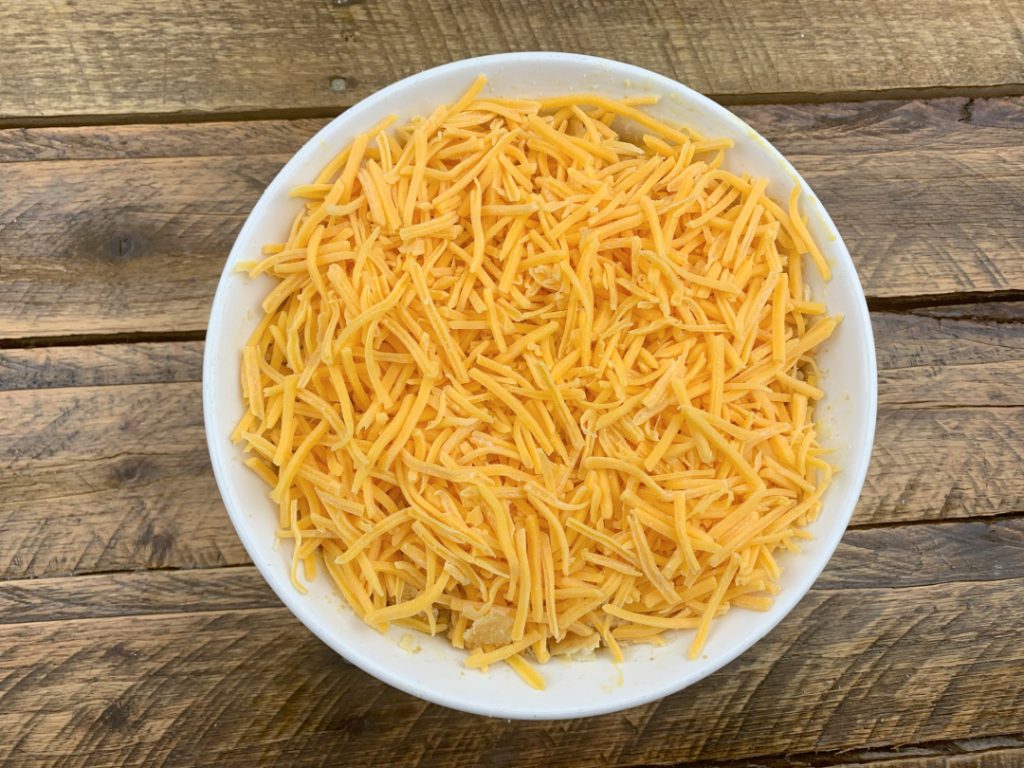 Baked Mac and Cheese with Ritz Crackers and Bacon Topping Roscoe's