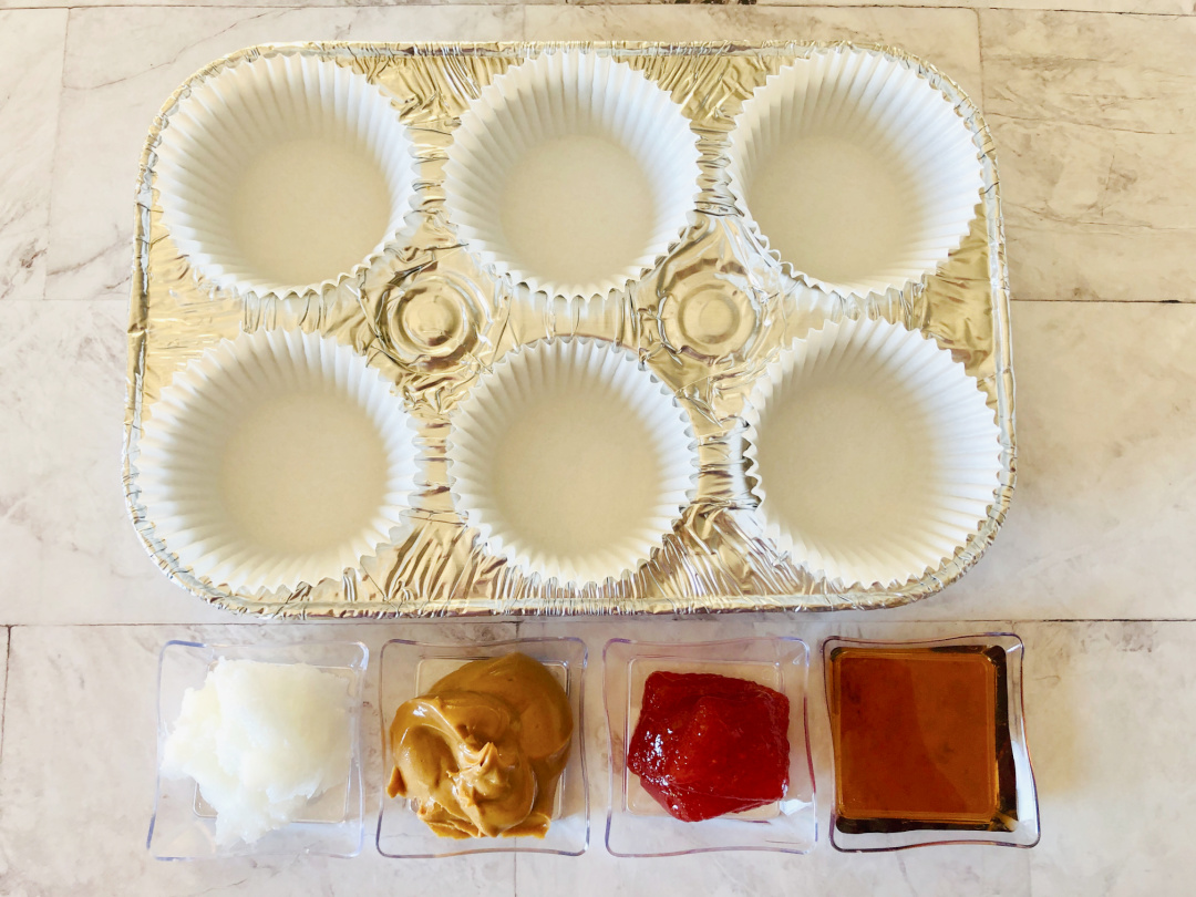 Peanut Butter and Jelly Cup ingredients