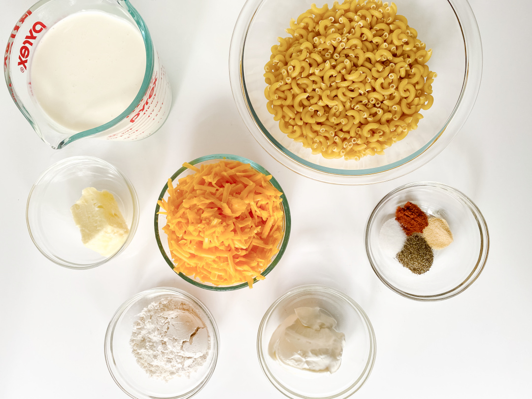 southern baked mac and cheese ingredients