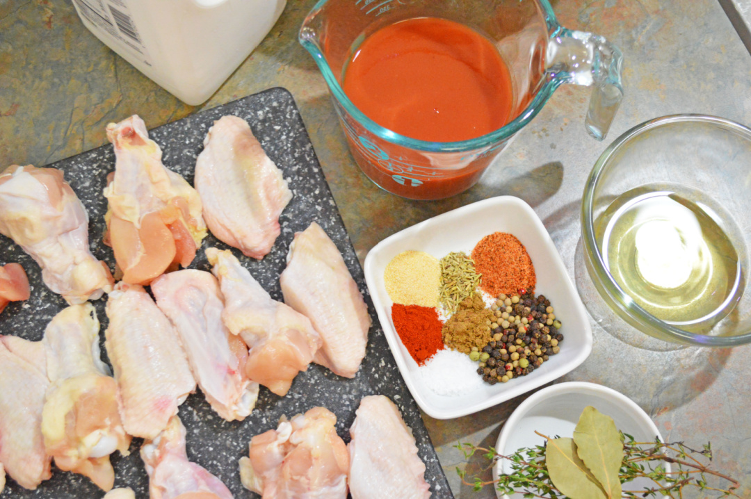 oven baked chicken wing ingredients