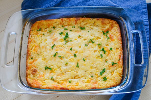 Baked Corn Casserole - Roscoe's Recipes