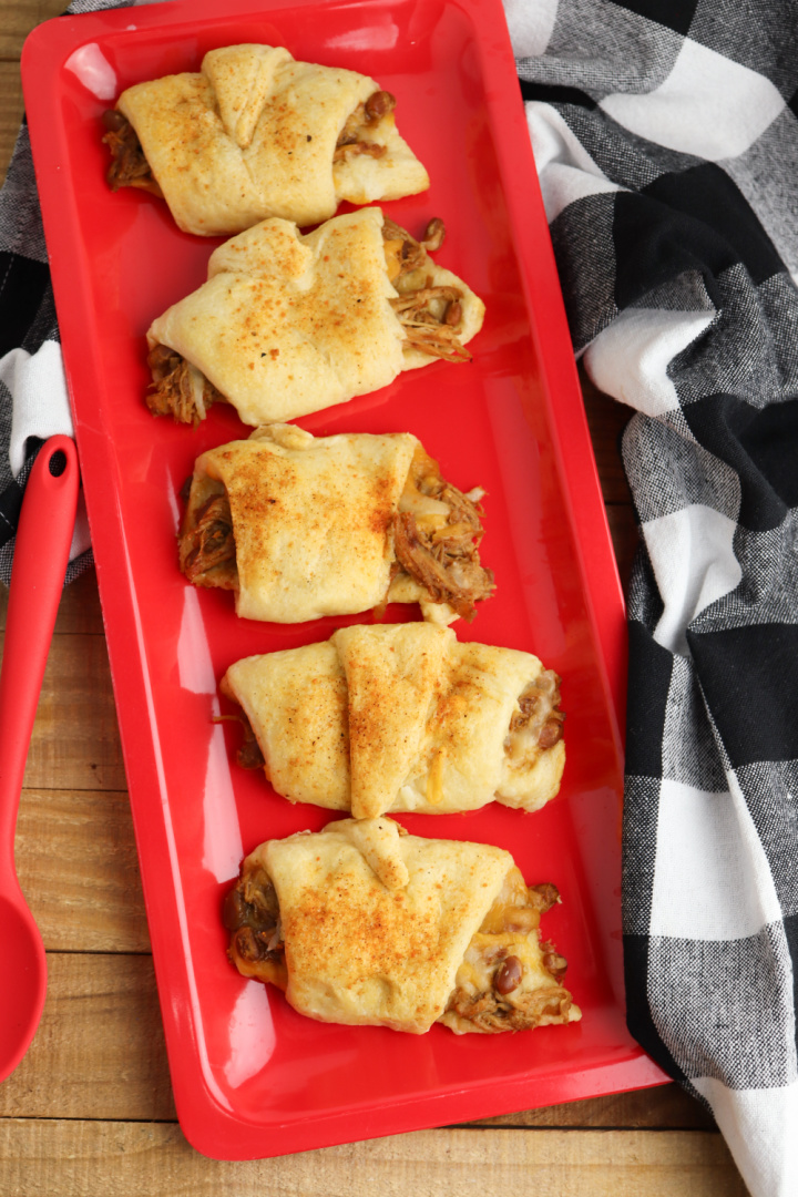 BBQ Chicken Crescent Rolls