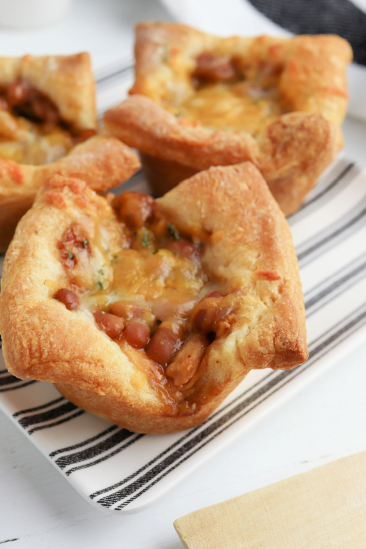 BBQ Chicken Crescent Cups