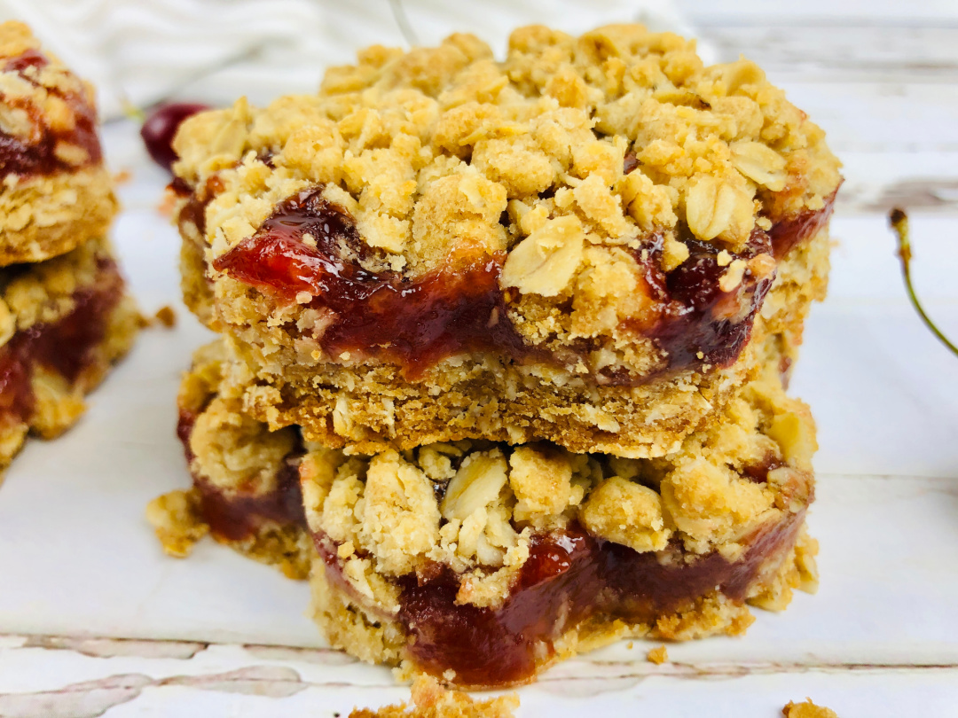 cherry oatmeal bars