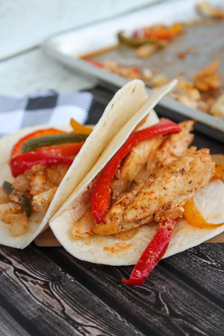 Sheet Pan Chicken Fajitas