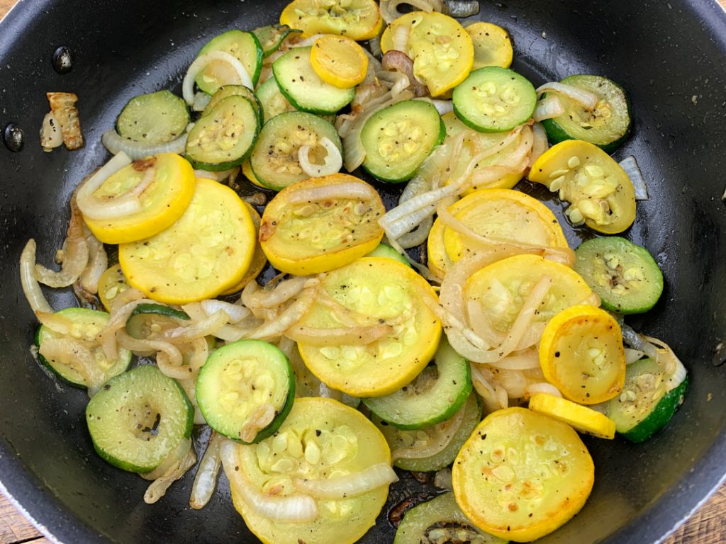 Sauteed Zucchini and Squash with Onions - Roscoe's Recipes