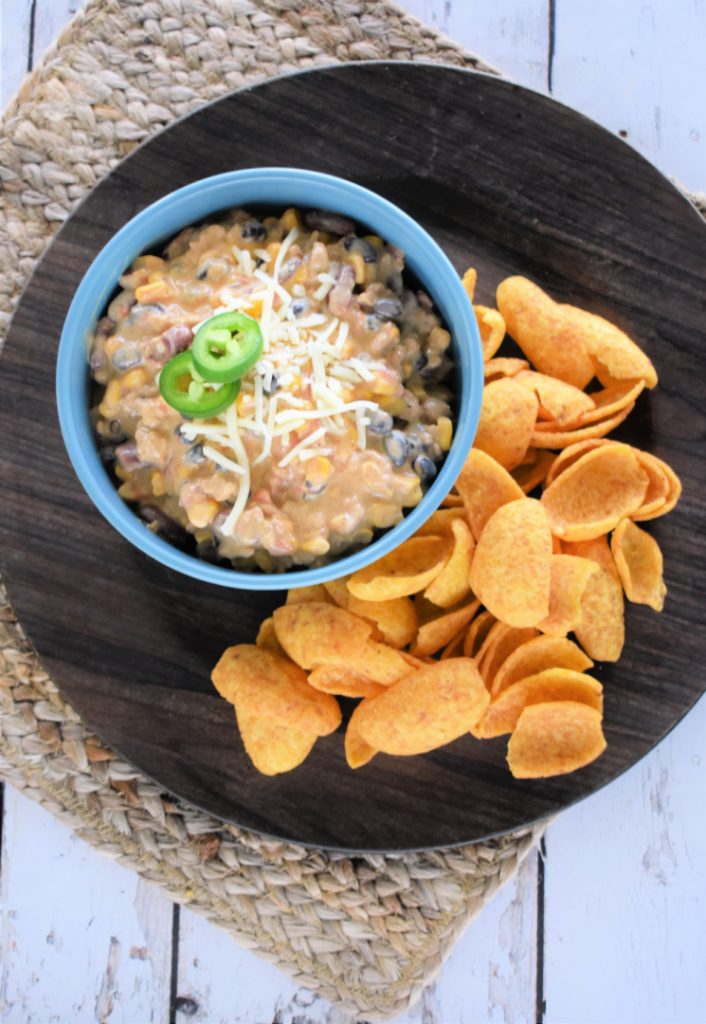 Slow Cooker Chili Cheese Dip - Roscoe's Recipes