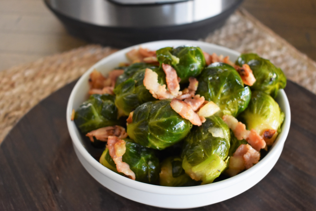 Instant Pot Brussel Sprouts with Bacon