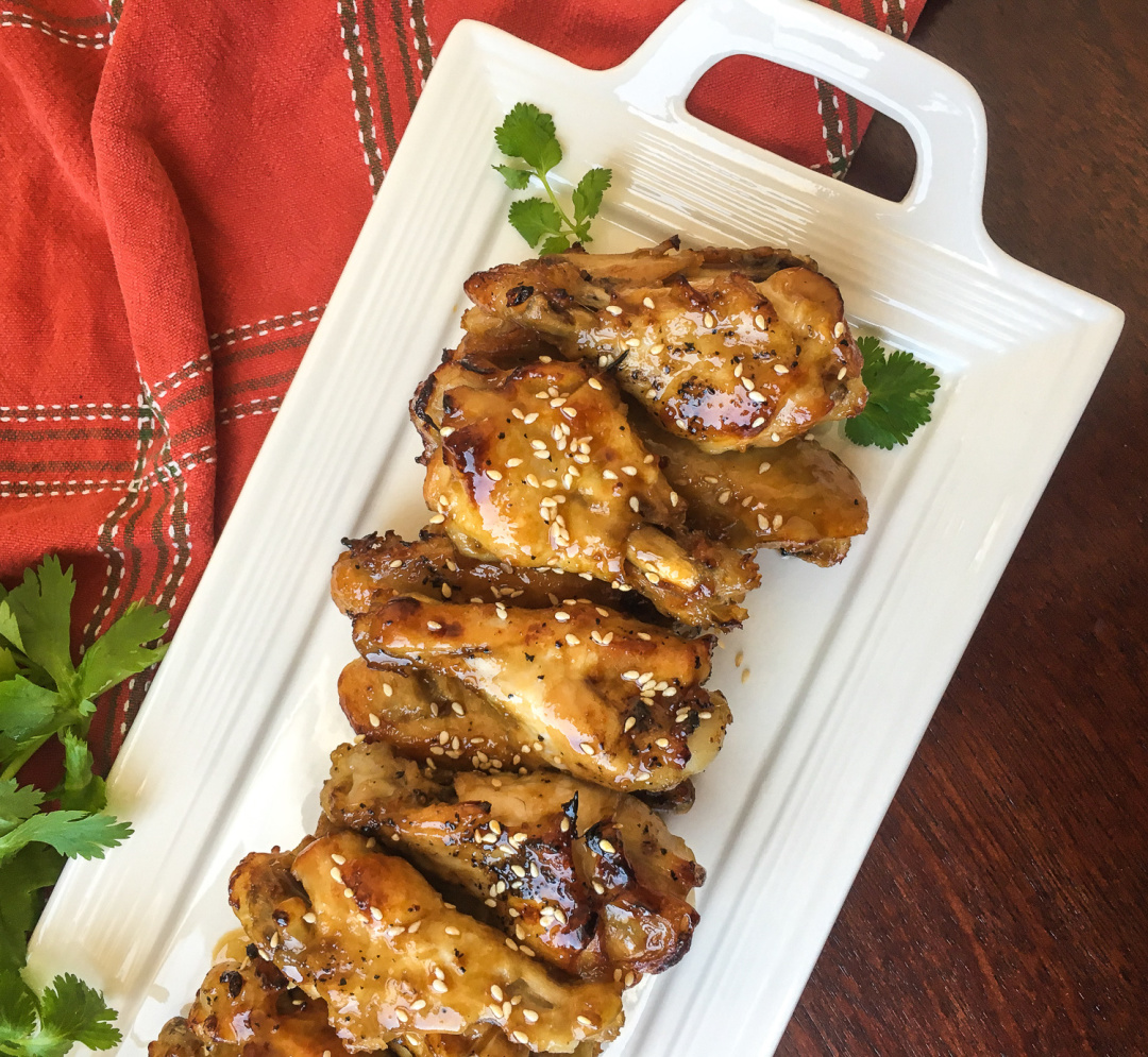 Instant Pot Sesame Garlic Chicken Wings