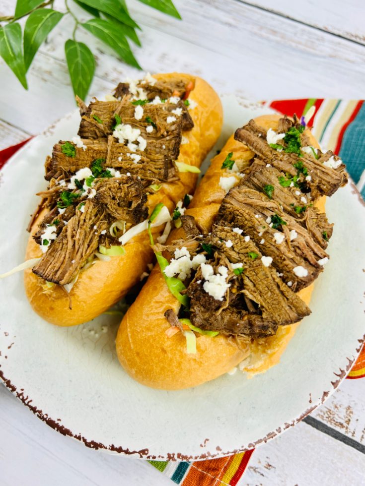 Slow Cooker Pulled Beef Torta