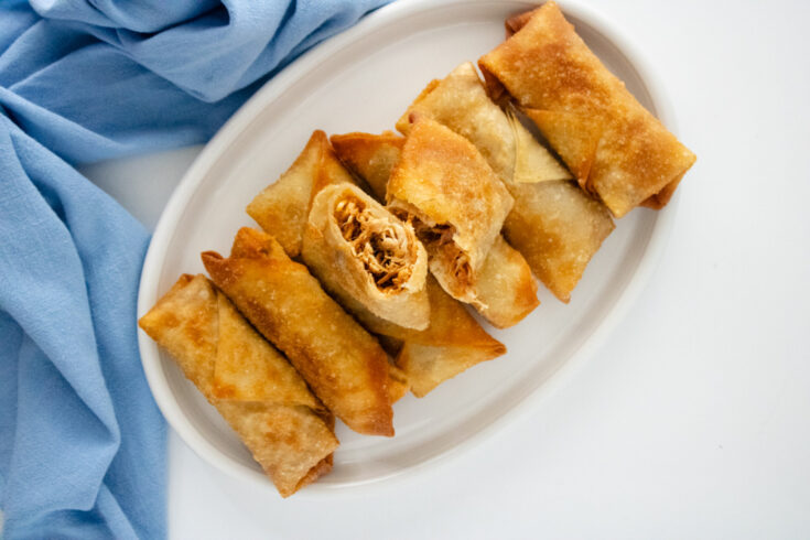 BBQ Chicken Egg Rolls