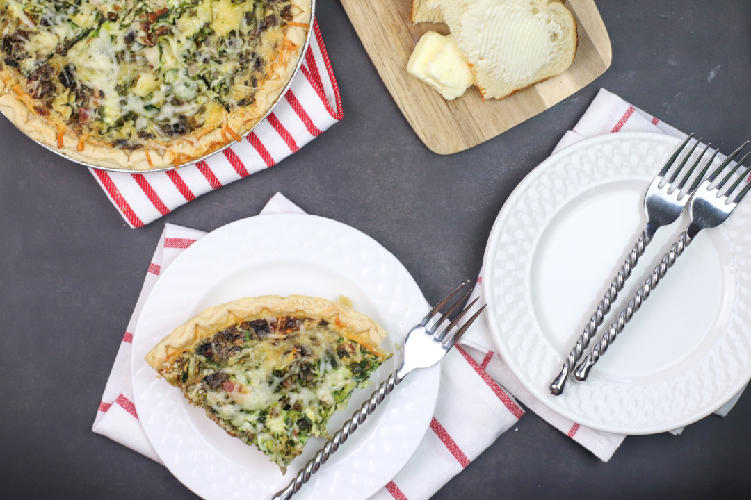 Bacon Swiss Quiche