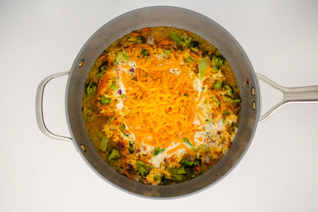Broccoli Cheddar Orzo Pasta
