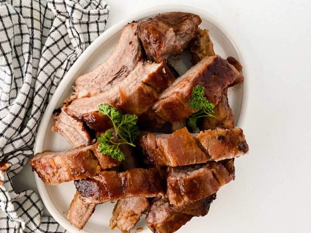 Sticky Oven Baked Baby Back Ribs