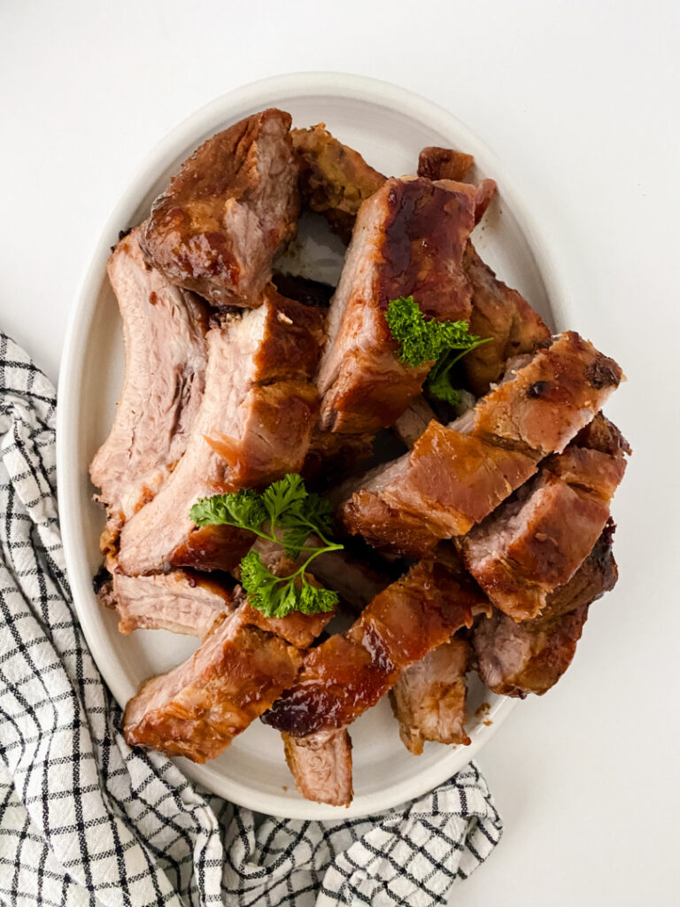 Sticky Oven Baked Baby Back Ribs