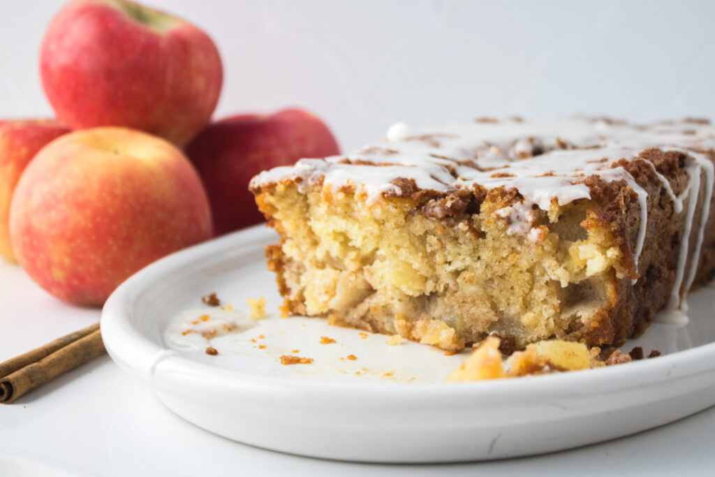 Apple Fritter Loaf Cake