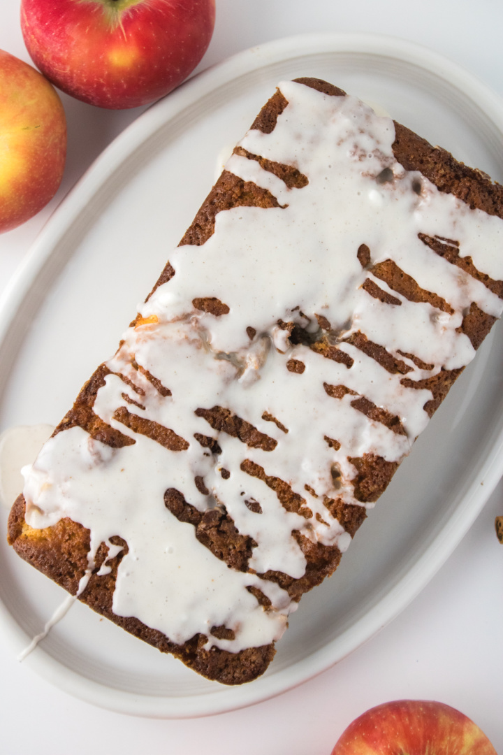 Apple Fritter Loaf Cake