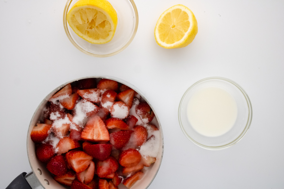 homemade strawberry preserves