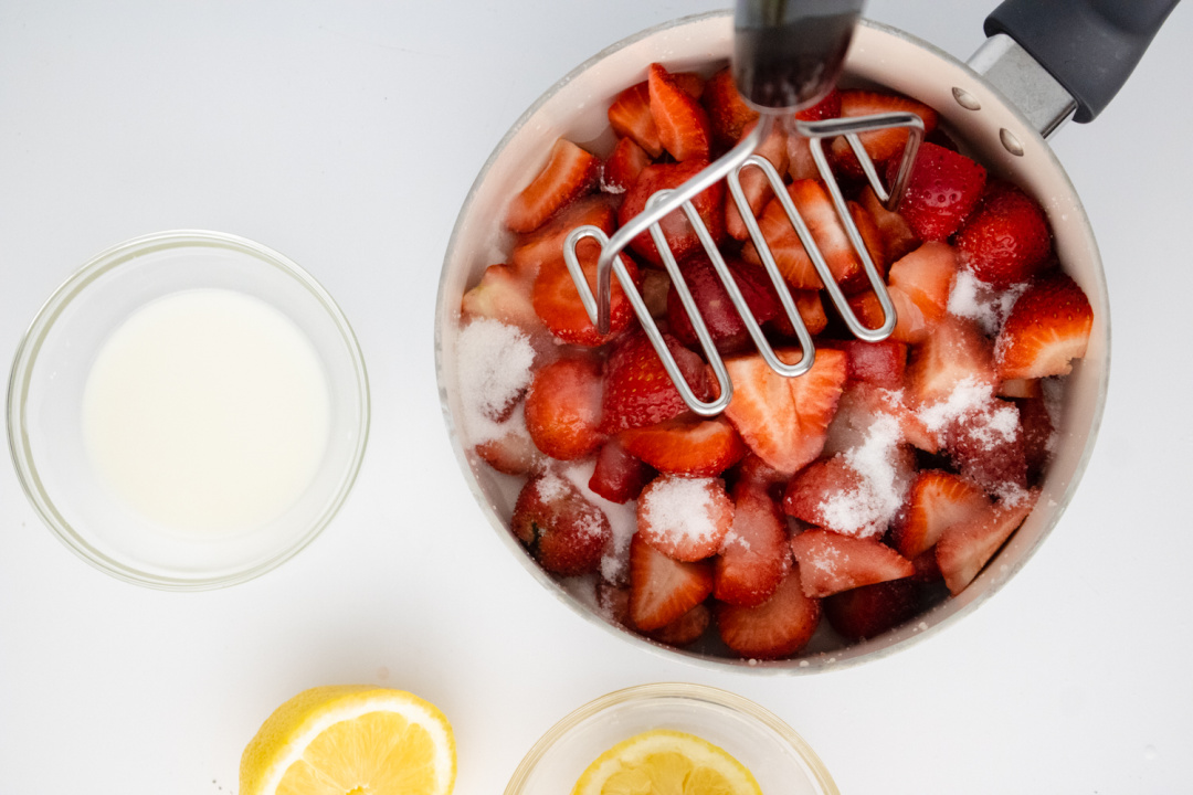 homemade strawberry preserves