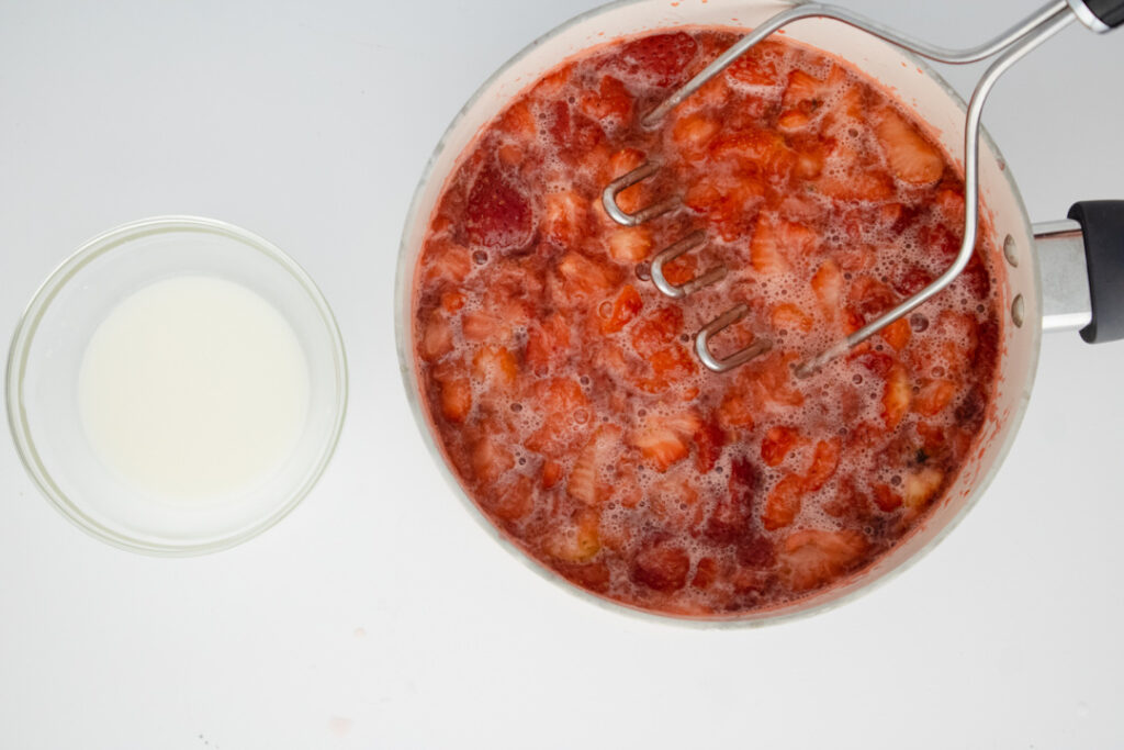 homemade strawberry preserves