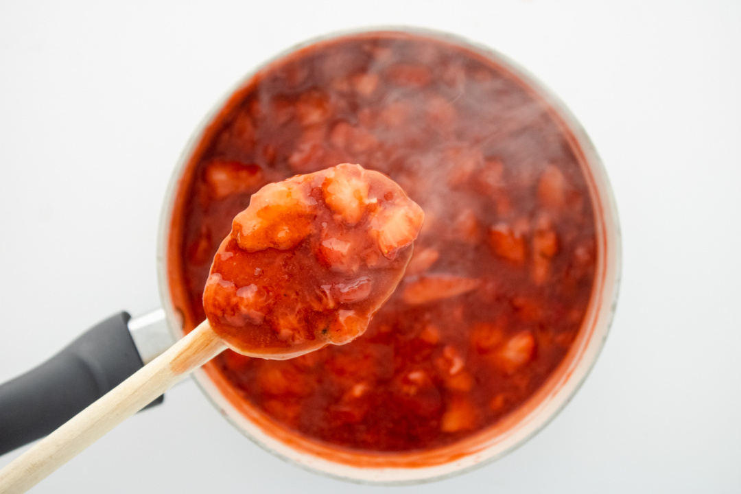 homemade strawberry preserves