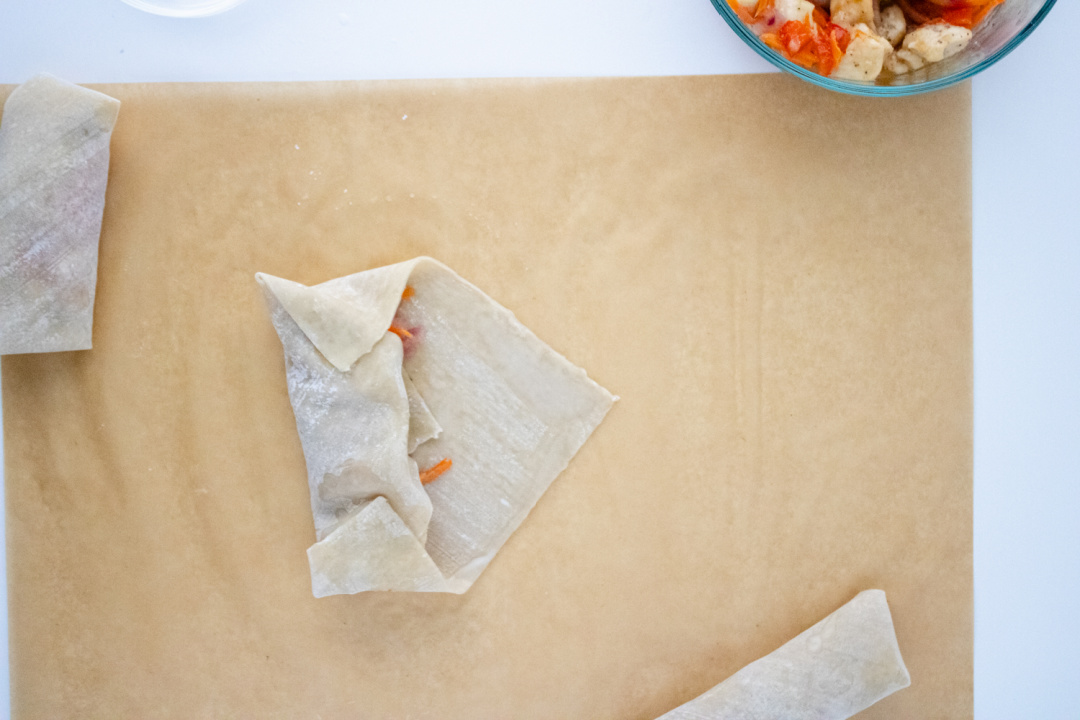 Sweet Chili Chicken Egg Rolls