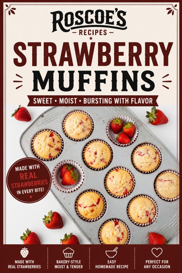 strawberry muffins