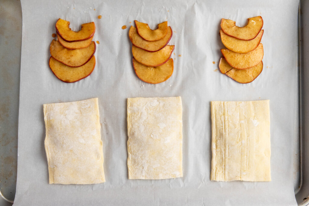 upside down apple tarts