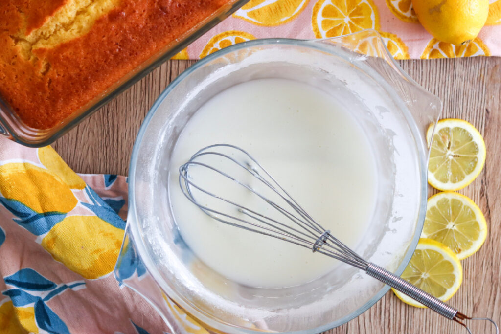 lemon drizzle loaf cake
