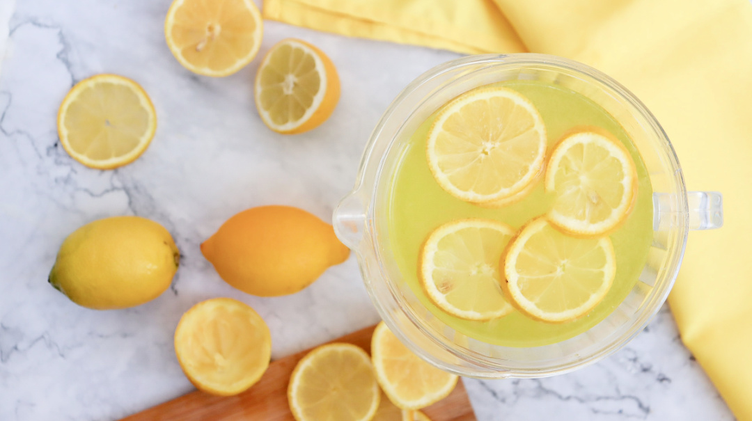 homemade lemonade